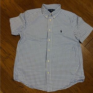 Ralph Lauren Light Blue Gingham Boys Shirt